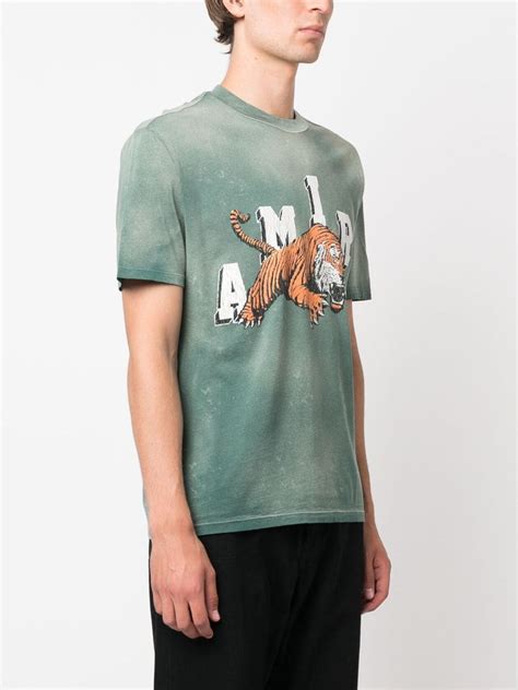 AMIRI Vintage Tiger Short Sleeve T Shirt Farfetch