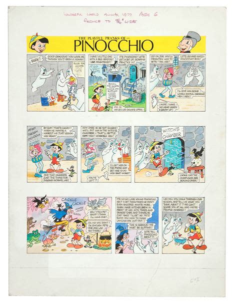 Disneyville British Made Pinocchio Gag Comics