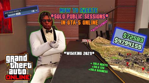 How To Make SOLO Public Sessions GTA 5 Online PS4 Play With