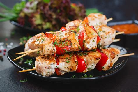 Brochettes De Poulet Sauce Californienne Aliments C K