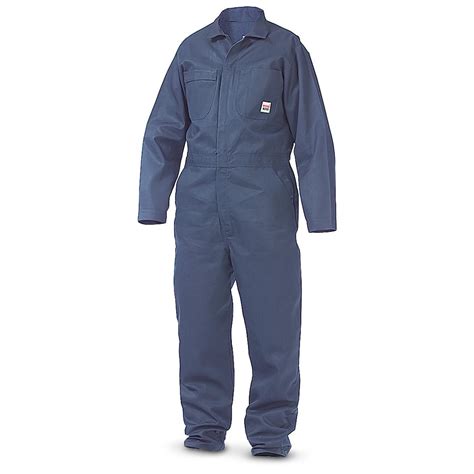 Work King® Unlined Coveralls Navy 164761 Overalls And Coveralls At