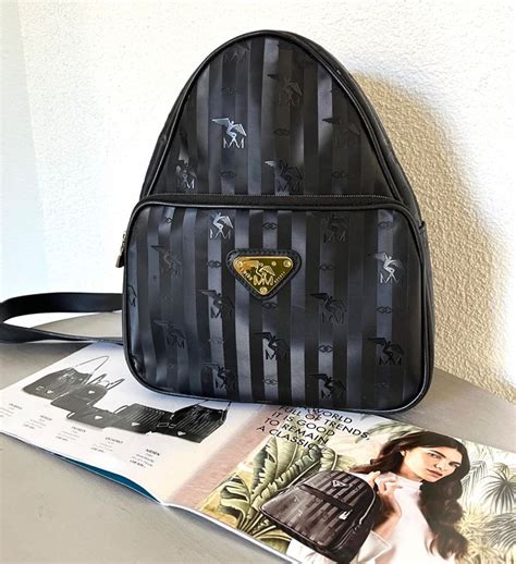 Mollerus Rucksack Schwarz Gold Vintage Kaufen Auf Ricardo