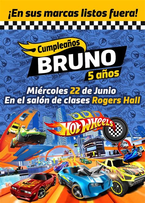An Advertisement For The Event With Cars And Hot Wheels