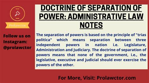 Separation Of Powers In Indian Constitution