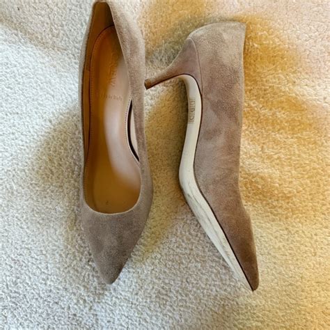 J Crew Shoes J Crew Dulci Suede Kitten Heel Pumps Euc Poshmark