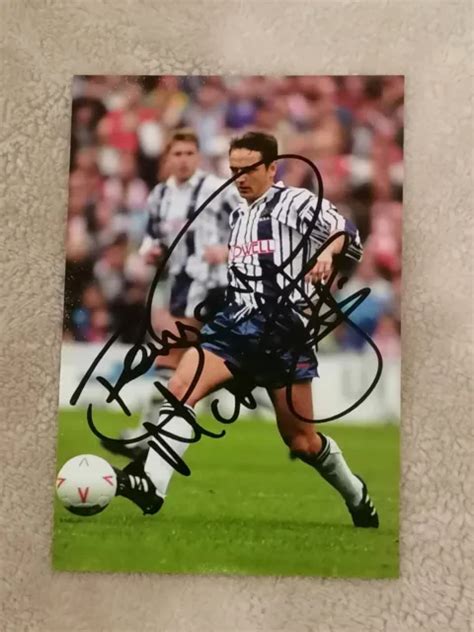 Wba West Brom West Bromwich Albion Hand Signed Photo X Bernard