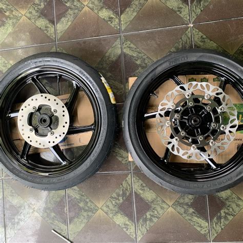 Jual Velg Cbr Old Pnp Ninja Ss Ninja R Ninja Rr Plus Ban Pirelli Kab