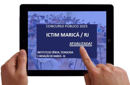 Apostila ICTIM Maricá Técnico Administrativo I 2023 Download Apostila