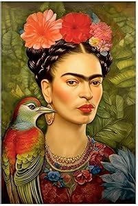 Frida Kahlo Impression sur toile Artiste mexicain Décoration