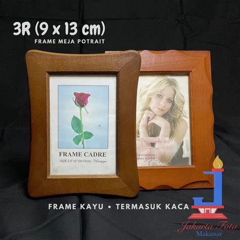 Jual Bingkai Foto Kayu R X Cm Frame Foto Pigura Bingkai