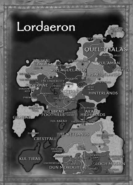 Lordaeron Continente World Of Warcraft Wiki Fandom