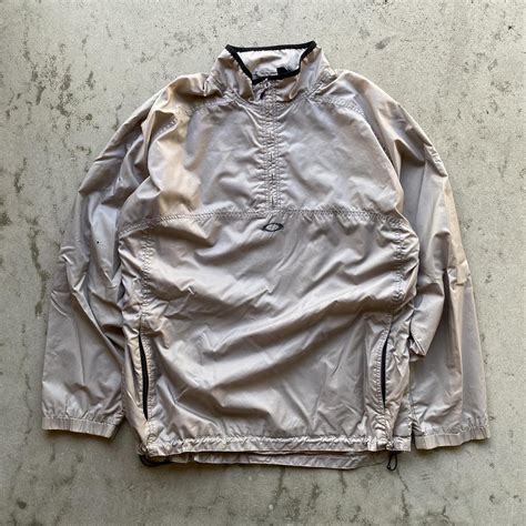 Vintage 2000s Oakley Beige Tan Quarter Zip Depop