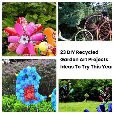 23 DIY Recycled Garden Art Projects Ideas To Try This Year SharonSable