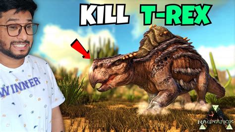 Tame Morellatops Kill T Rex Ark Survival Ragnarok Hindi