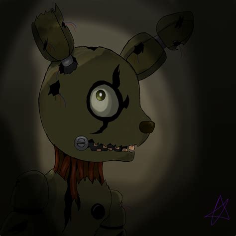 Springtrap Fnaf 3 By Ghosttown1195 On Deviantart