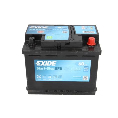 Аккумулятор Exide 60Ah 640A START STOP EFB EL600 купить в Киеве цена