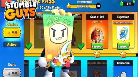 Completo El Stumble Pass Mayo Skins Legendarias Y Patada