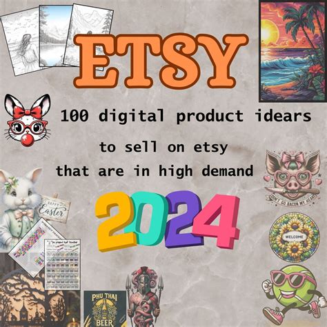 100 Ideas Digital Product Ideas To Sell On Etsy Digital Products List