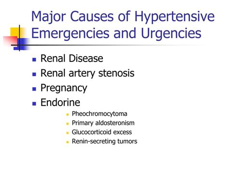 Ppt Management Of Hypertensive Emergencies Powerpoint Presentation Free Download Id 6038534