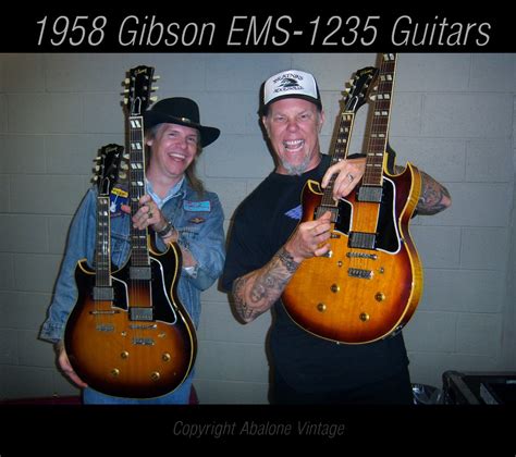 Gibson Double Neck Guitars Ems Eric Ernest James Hetfield