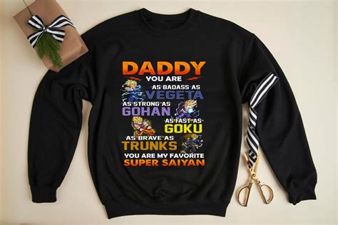 Daddy Supper Saiyan Gohan Shirt Daddy Dragon Ball Anime You Are My