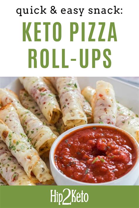 Easy Keto Pizza Roll Ups Only 2 Ingredients Needed