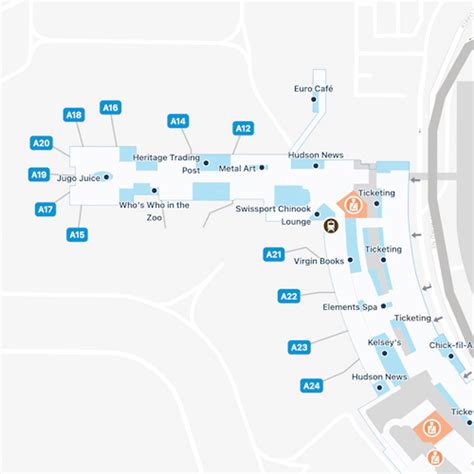 Calgary Airport Map | YYC Terminal Guide