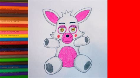 How To Draw Mangle Plush Fnaf Youtube