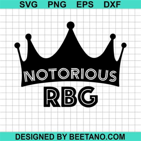 Notorious Rbg Crown Svg Pro Choice Svg My Body My Choice Svg