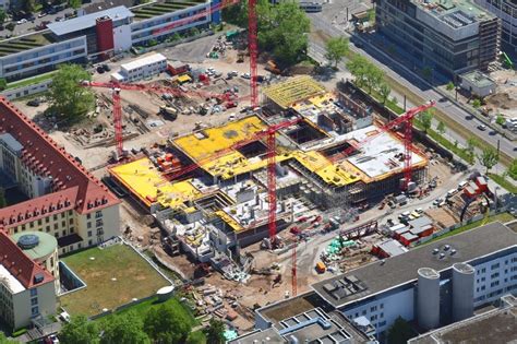 Freiburg Im Breisgau Aus Der Vogelperspektive Baustelle F R Einen