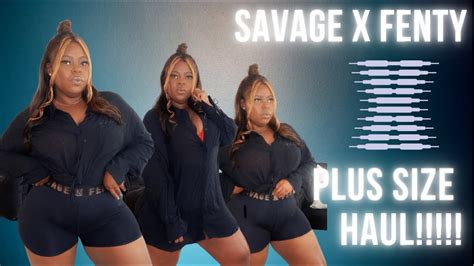 Savage X Fenty Plus Size X Try On Haul D Lingerie