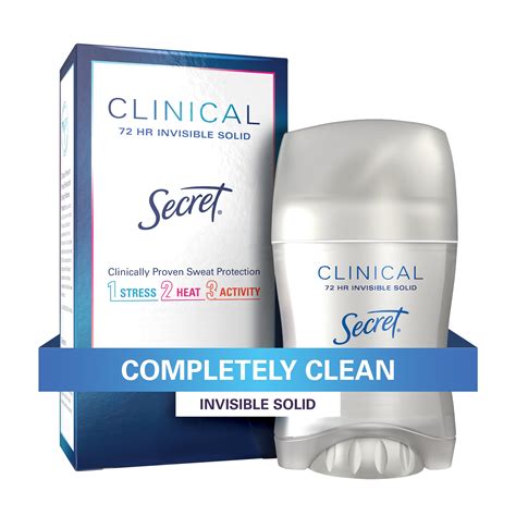 Secret Clinical Strength Invisible Solid Antiperspirant And Deodorant