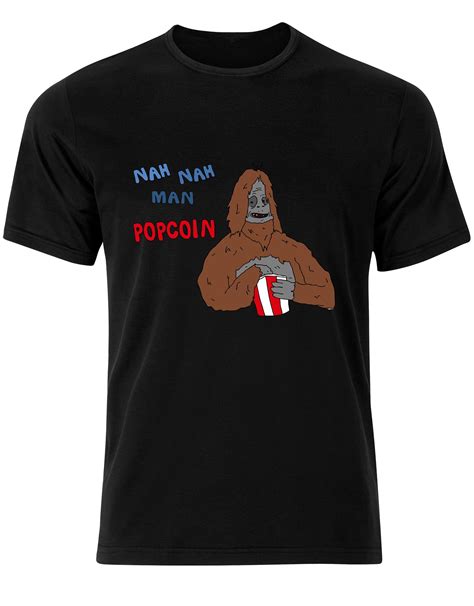 Buy Sassy Sasquatch Popcorn The Big Lez Show Mens Tee Shirt Top Black 19 Inches Medium