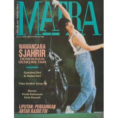 Jual Majalah Matra April 1991 Dedeq Irrantha Di Lapak Alam Vintage