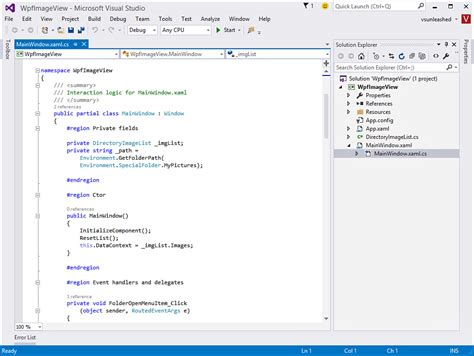 Custom Window Layouts Microsoft Visual Studio 2015 Unleashed Third