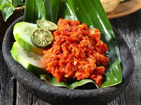 Authentic Recipe Of Sambal Bajak. Delicious Indonesian Traditional Bajak Chili Sauce From ...