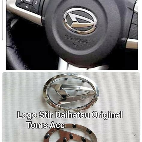 Jual Emblem Logo Stir Xenia Terios Sigra Ayla Daihatsu Steer Steering