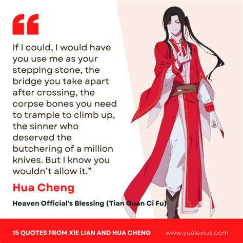 15 Heaven Officials Blessing Quotes From Hua Cheng And Xie Lian To