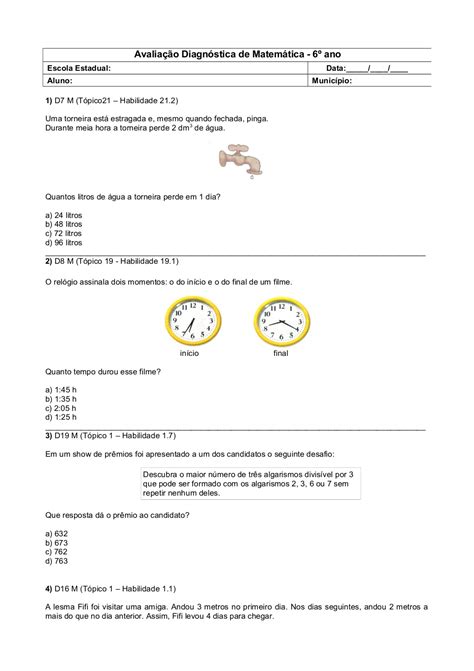 Prova De Matematica 6 Ano Gabarito ASKBRAIN 35088 Hot Sex Picture