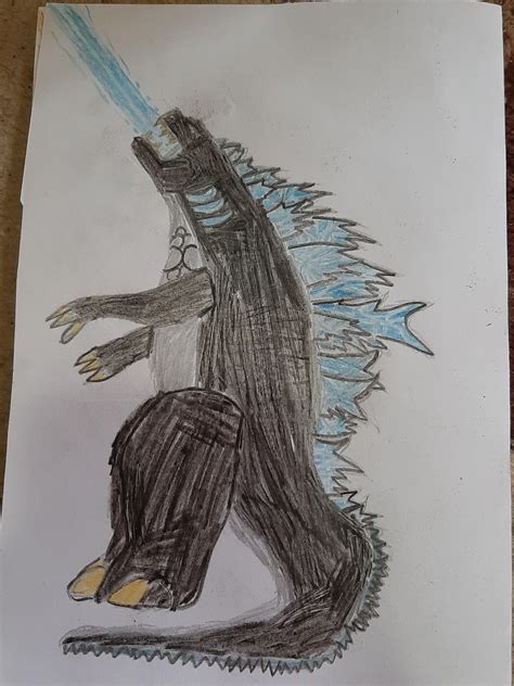 Godzilla 2021 best drawing. : r/GODZILLA