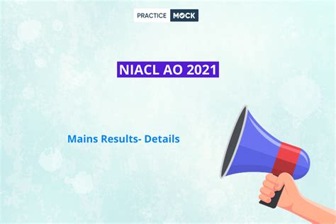 Niacl Ao 2021 Mains Results Out Check Details Here