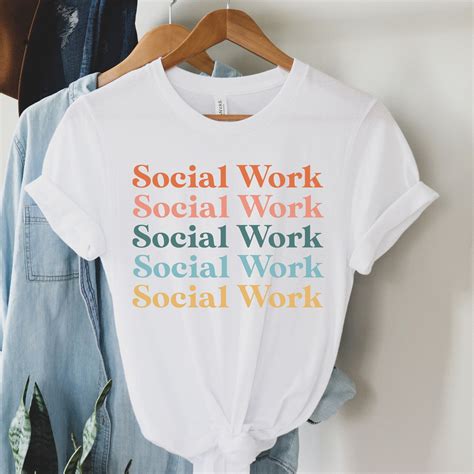 Retro Social Worker Shirt Social Worker T Shirt T For Etsy