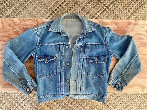 Vintage Levis S Type Selvedge Big E Denim Jacke Gem