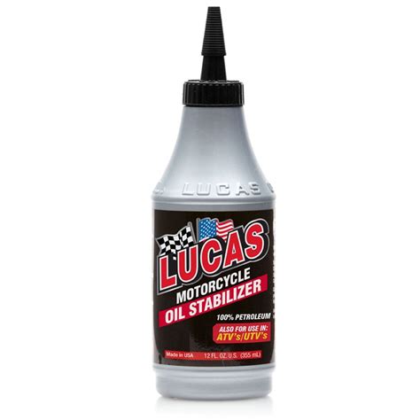 Lucasoil 10727 Lucas Oil Motorcycle Oil Stabilizer 12 Ounce - Walmart ...