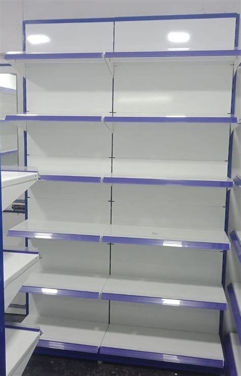 Shelves Mild Steel Grocery Display Rack For Supermarket Free