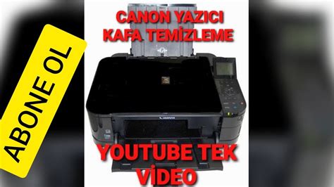 canon yazıcı kafa temizleme CanonUSA canonanz CososCanonComediante