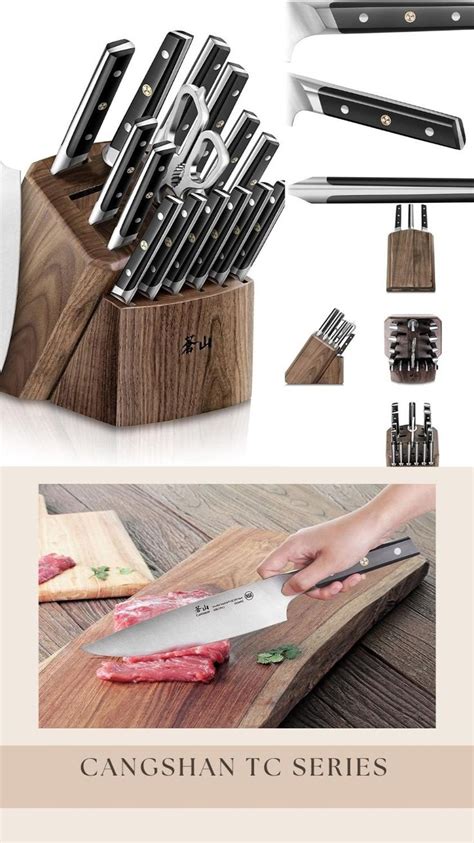 Cangshan TC Series Steel Forged 17-Piece Knife Block Set | Housewares ...