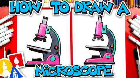 How To Draw A Microscope Art For Kids Hub