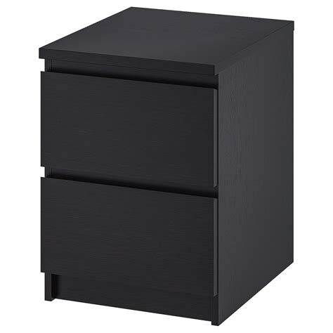 Malm Black Brown Chest Of Drawers X Cm Ikea