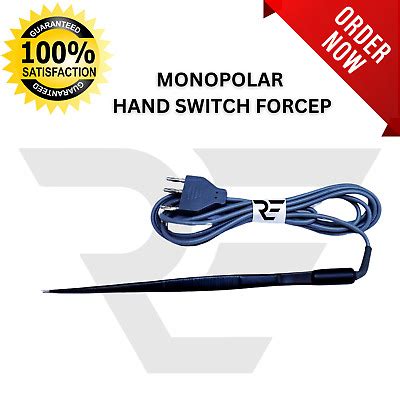 Monopolar Hand Switch Forcep Cm X Mm With Meter Attached Cable